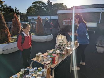 foodbank collection at school