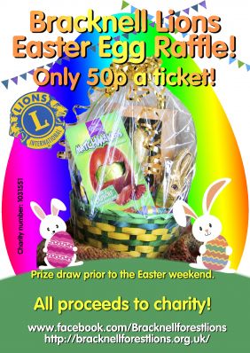 easter raffle poster